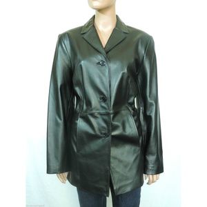 NEW Caslon Lambskin Leather Coat  Final Price